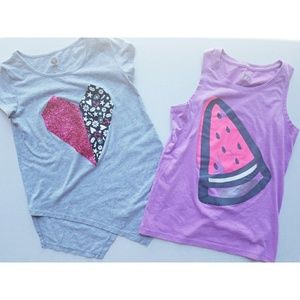 2 girls tees